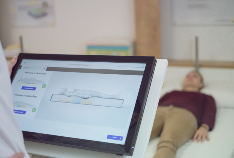 Richtig messen, richtig liegen - Wie der Liege-Simulator die ideale Matratze findet